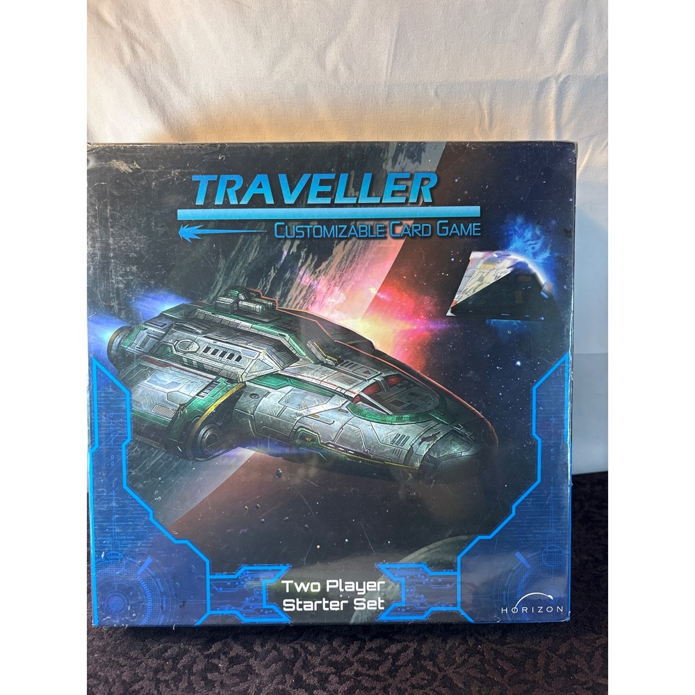 Traveller Customizable Card Game Two Player Starter Set Horizon Games New Sealed
